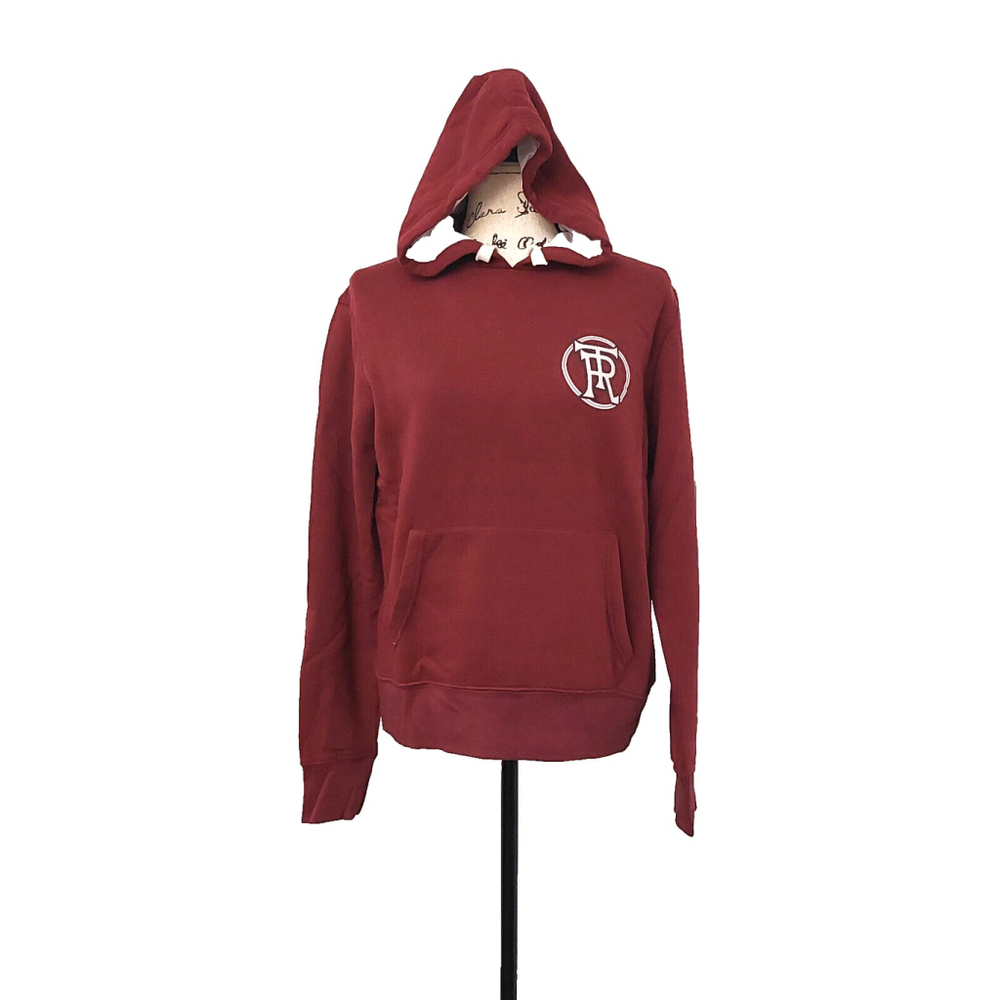 True Religion Brand Jeans Playoff Champs Raglan Hoodie Sweatshirt Size M NWT - Picture 3 of 16